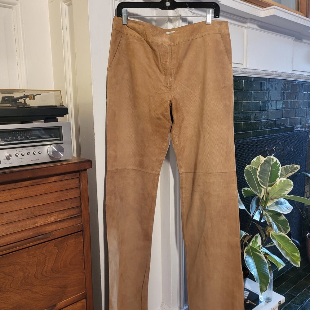 Vintage Suede Armani Pants